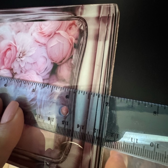 Floral Perfume Wall Decor Set of 3- Height 7in x4.5 - Picture 5 of 6